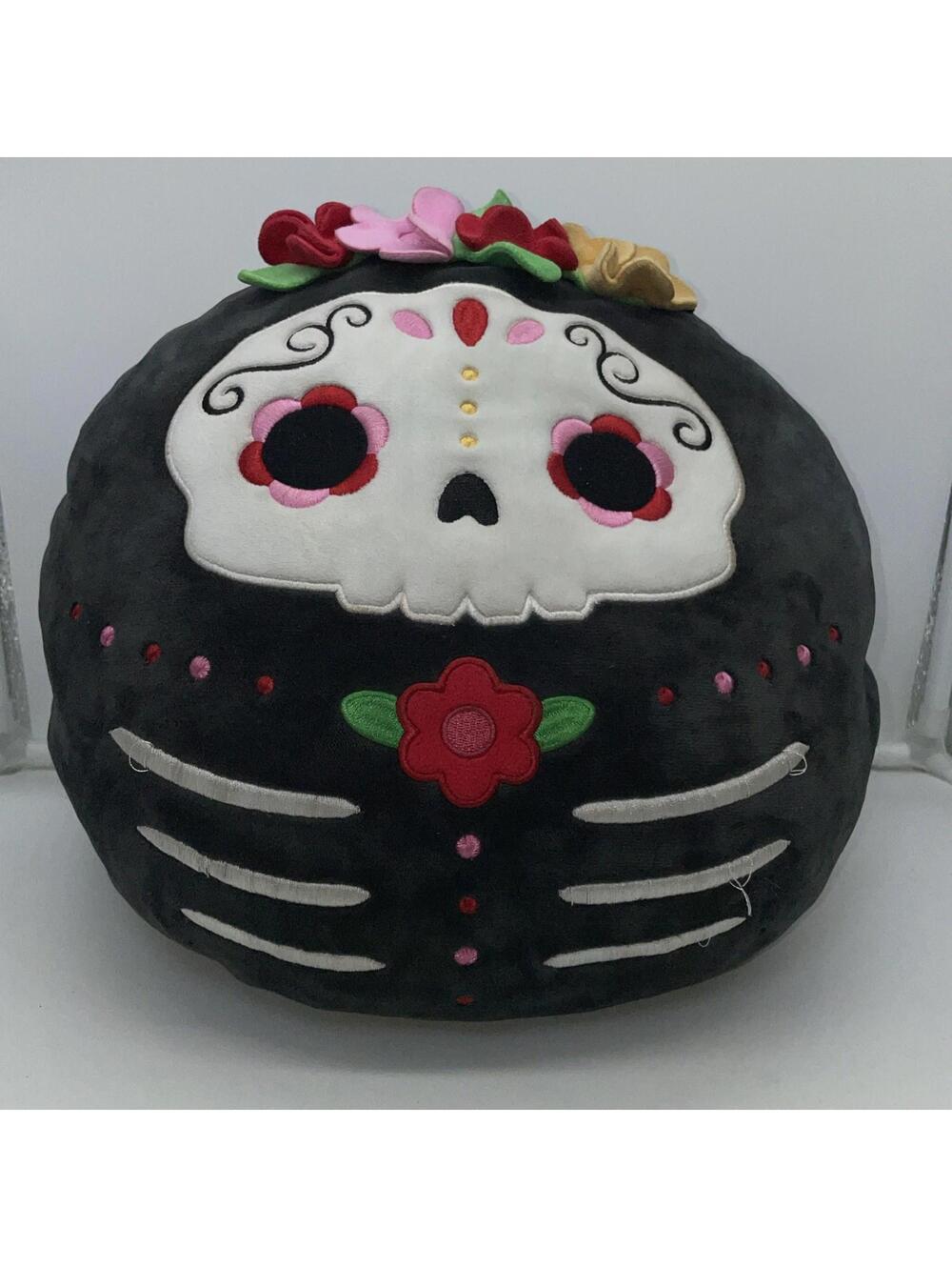 Squishmallows 12" Anessa Sugar Skull Dia De Los Muertos Day of the Dead - Read